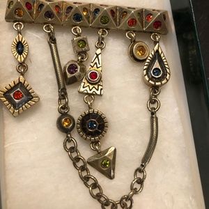 Signed Patricia Locke Brooch